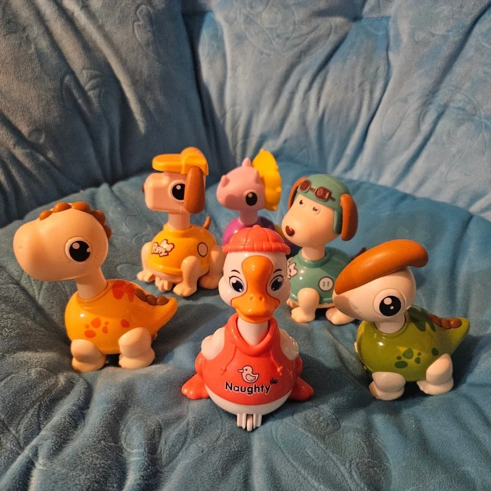 Pull Back Vehicles Toys Animal Cars‎ Dinosaur Dog Duck Toys for Kids